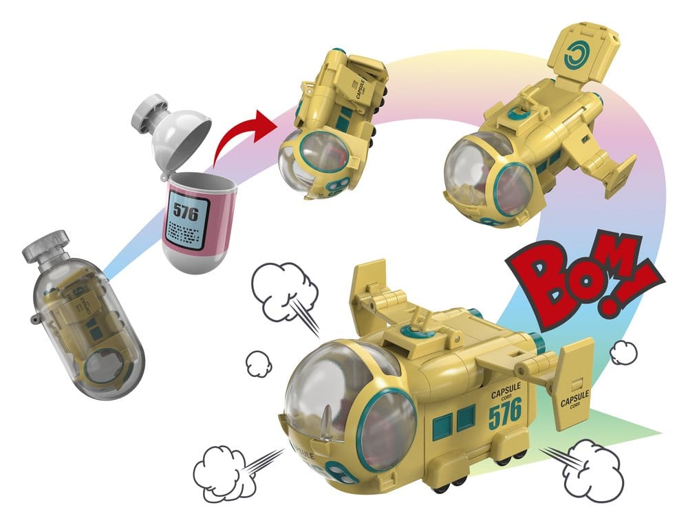 Dragon Ball Z Changearts Actionfigur Hoi-Poi Kapsel No. 576 Bulma's Airplane 8 cm – Bild 2