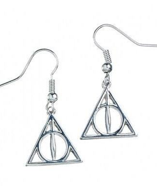 Harry Potter Ohrringe Deathly Hallows (versilbert)