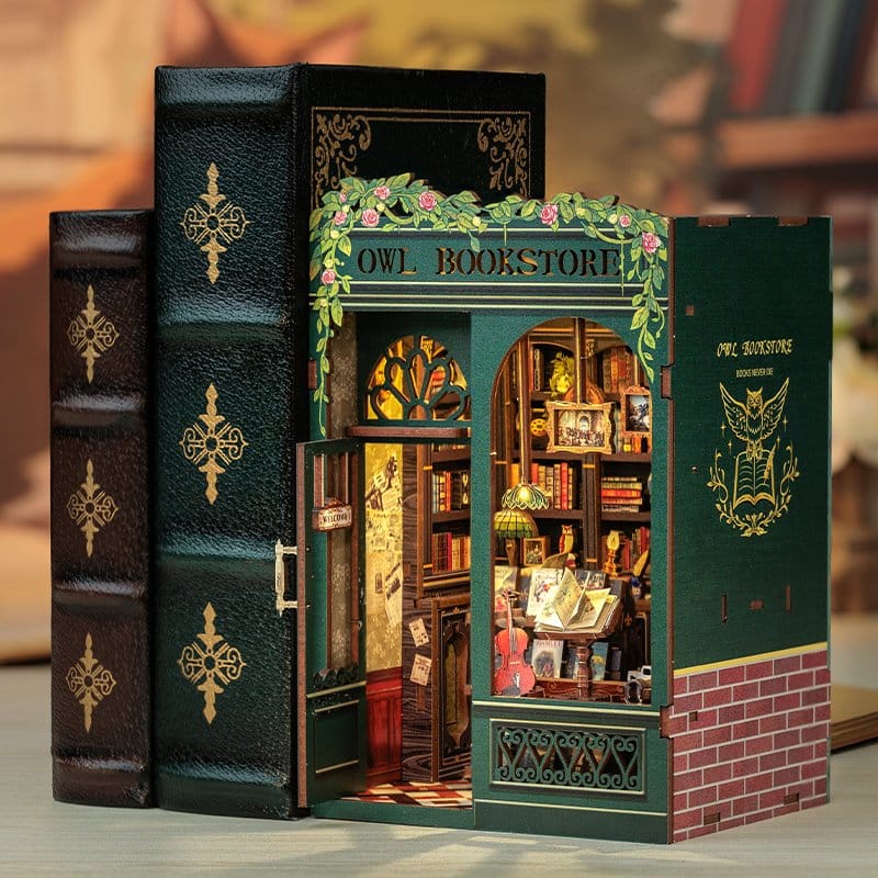 Book Nook Owl Bookstore 17 x 12 cm – Bild 6