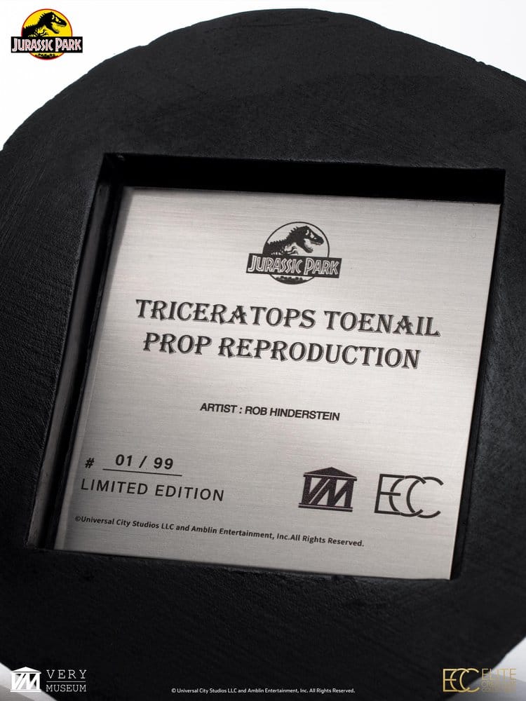 Jurassic Park 1/1 Replik Triceratops Toenail 16 cm – Bild 11