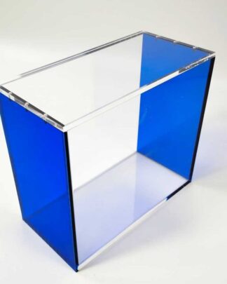 Evoretro Magnetische Acryl Display Case für ETB mit farbigen Seiten - Blau