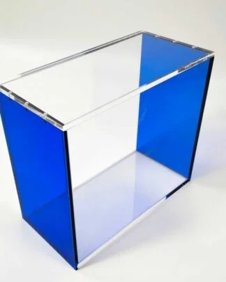 Evoretro Magnetische Acryl Display Case für ETB mit farbigen Seiten - Blau