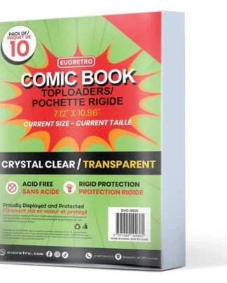 Evoretro Toploader für Comics 10er-Pack Current