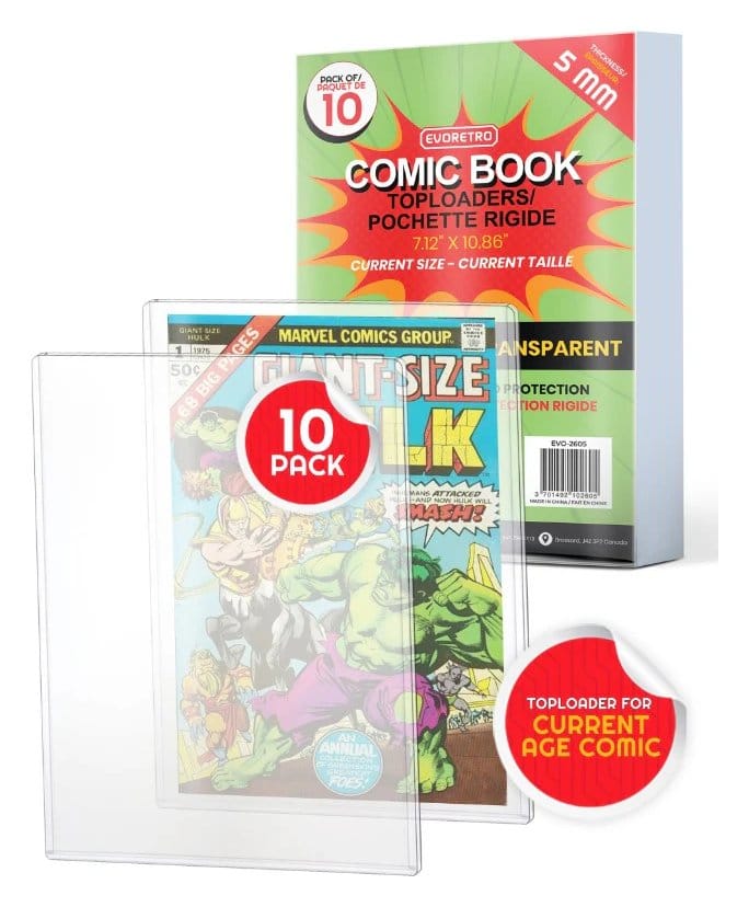 Evoretro Toploader für Comics 10er-Pack Current – Bild 2