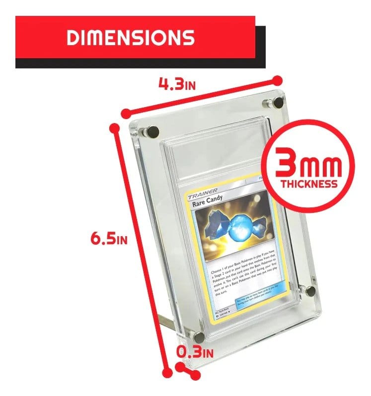 Evoretro Acryl Card Display Stand für PSA Graded Cards 3mm – Bild 4