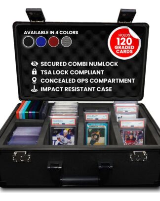 Evoretro Trading Card Aufbewahrungsbox für 120 Karten XL Schwarz