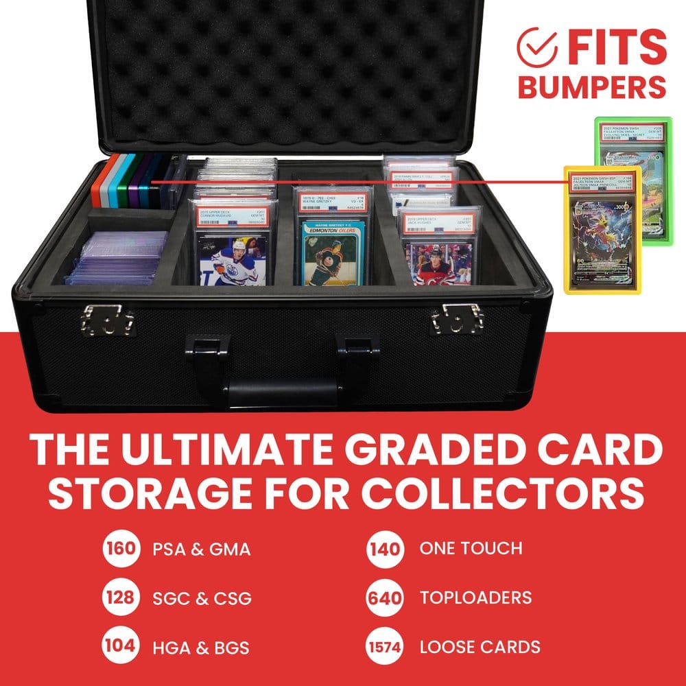 Evoretro Trading Card Aufbewahrungsbox für 120 Karten XL Schwarz – Bild 2