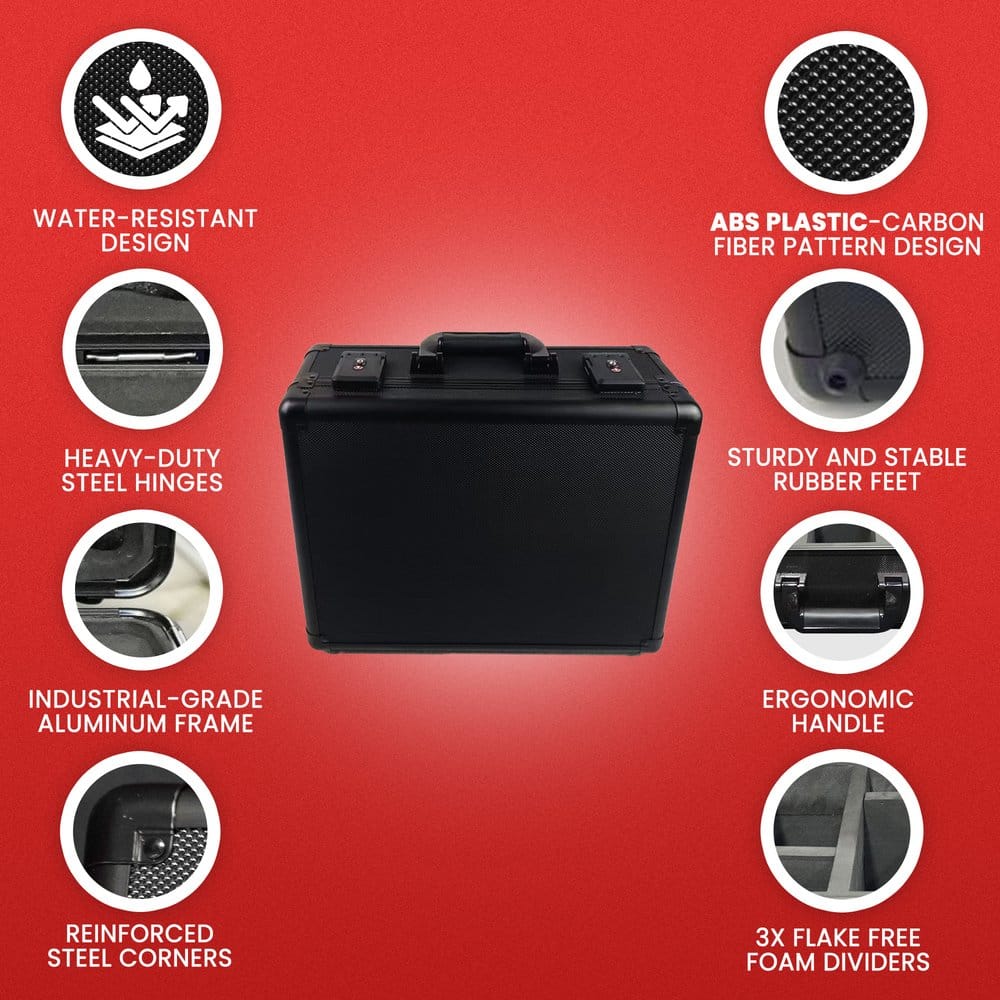 Evoretro Trading Card Aufbewahrungsbox für 120 Karten XL Schwarz – Bild 4