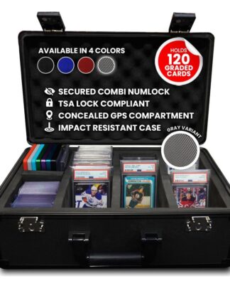 Evoretro Trading Card Aufbewahrungsbox für 120 Karten XL Grau