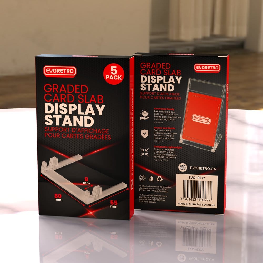 Evoretro Display Ständer 5er-Pack für Graded Cards Slabs Transparent – Bild 2