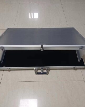 Evoretro Display Koffer 91 x 61 cm Silber
