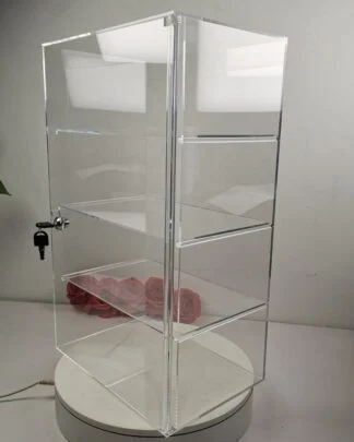 Evoretro 4-stufige abschließbare Acryl-Thekenvitrine