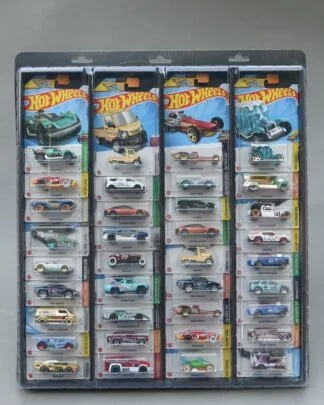 Evoretro Wand-Display für 32 verpackte Diecast-Autos 3er-Pack