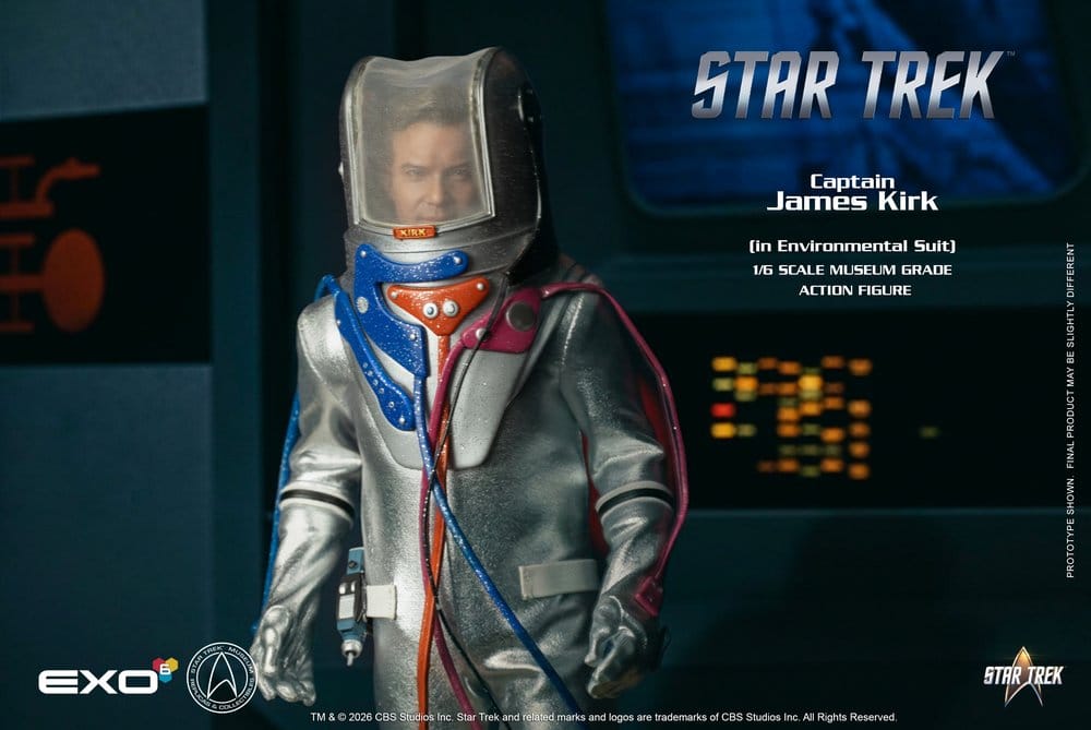 Star Trek: Die Original-Serie Actionfigur 1/6 Captain James T. Kirk (in Environmental Suit) 29 cm – Bild 8