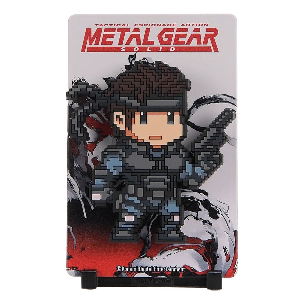 Metal Gear Solid 1 FiGGYZ Magnet-Sammelfigur Solid Snake 11 cm – Bild 2