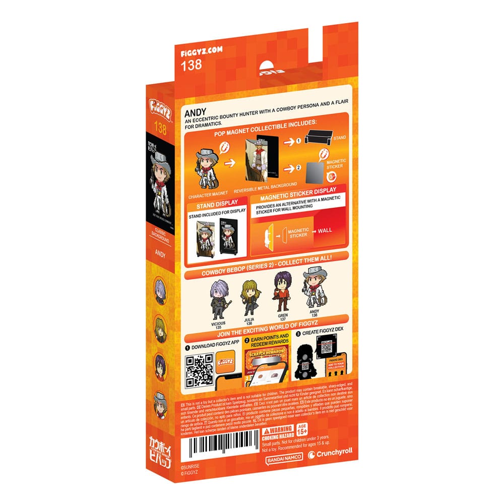 Cowboy Bebop FiGGYZ Magnet-Sammelfigur Andy 11 cm – Bild 4