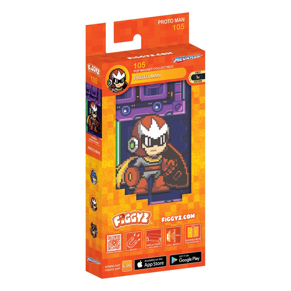 Mega Man FiGGYZ Magnet-Sammelfigur Proto Man 11 cm – Bild 2