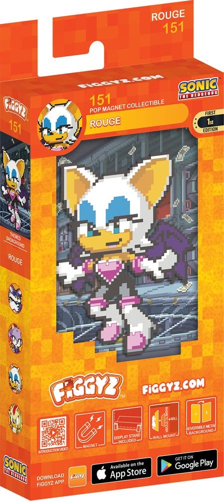 Sonic the Hedgehog (Modern) FiGGYZ Magnet-Sammelfigur Rouge the Bat 11 cm – Bild 2