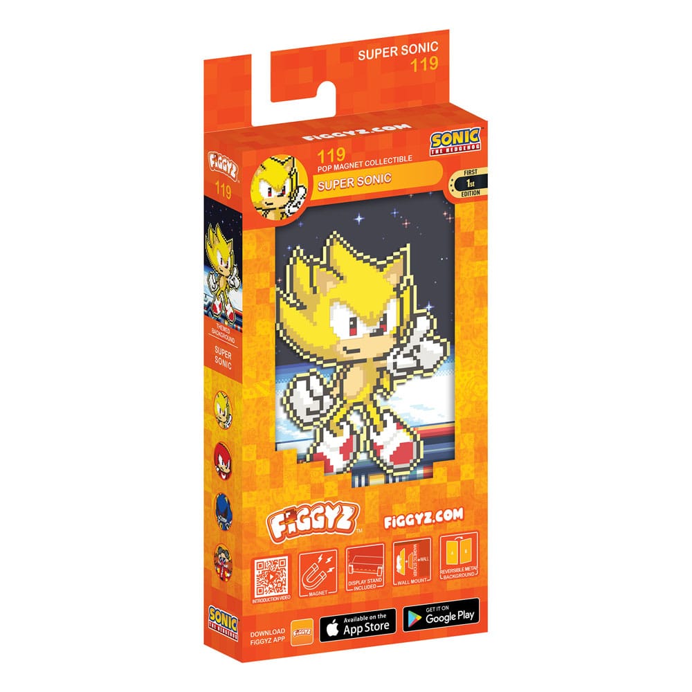 Sonic the Hedgehog (Modern) FiGGYZ Magnet-Sammelfigur Super Sonic 11 cm – Bild 2