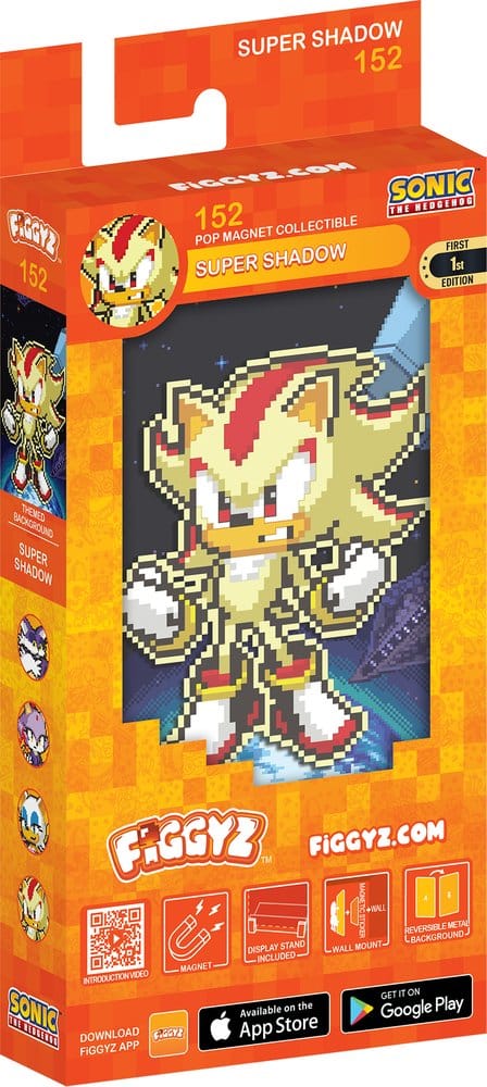 Sonic the Hedgehog (Modern) FiGGYZ Magnet-Sammelfigur Super Shadow 11 cm – Bild 2
