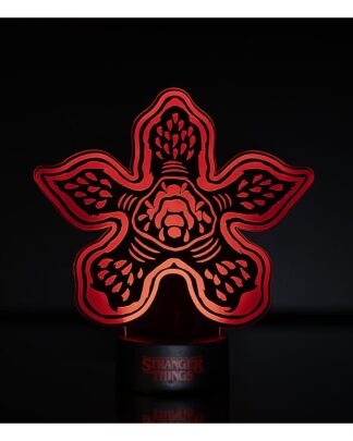 Stranger Things Laser Etched Leuchte Demogorgan