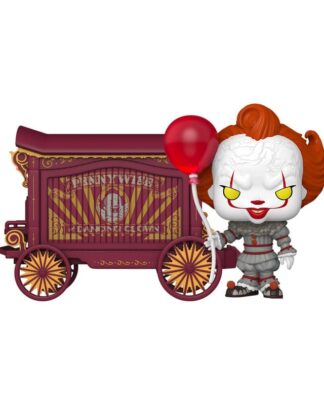 It-Welcome to Derry POP! Town Vinyl Figur Pennywise & Wagon 9 cm