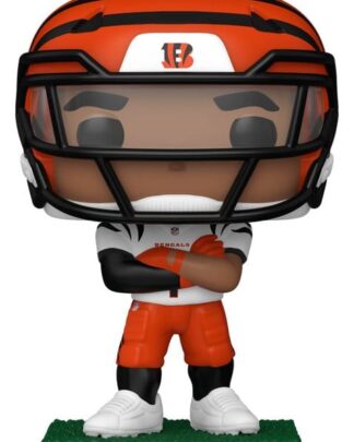 NFL POP! Vinyl Figur : Bengals- Ja'Marr Chase (clear visor) 9 cm