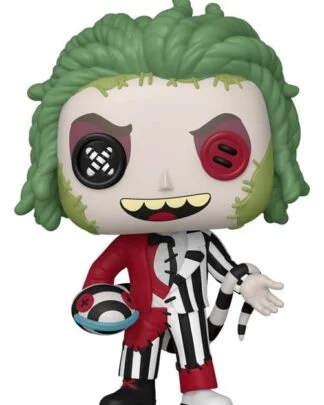 Beetlejuice POP! Movies Vinyl Figur Patchwork: Beetlejuice 9 cm