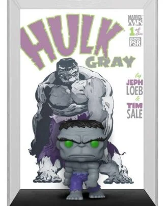 Marvel POP! Comic Covers Vinyl Figur Gray Hulk 9 cm