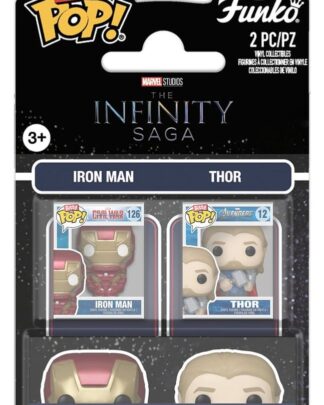 Marvel IS Bitty POP! Vinyl Figuren 2er-Pack IM & Thor 2 cm