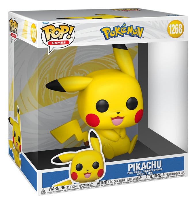 Pokémon Mystery Minis Minifiguren Pikachu (Sitting) 5 cm Display (12) – Bild 2