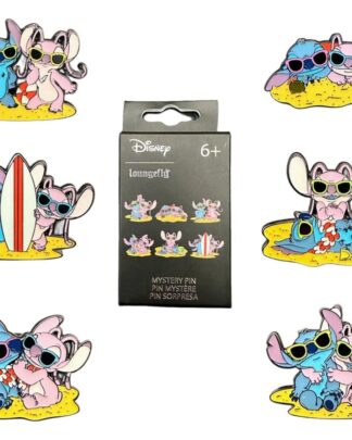 Disney Mystery Minis Minifiguren Stitch and Angel Beach Scene 5 cm Display (12)