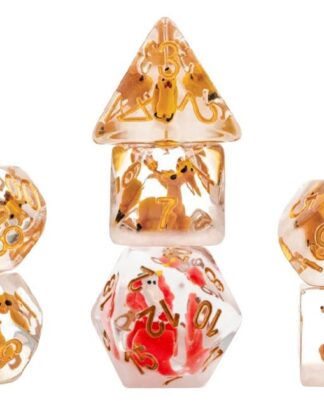 Weihnachts Resin Würfel Set Reindeer & Santa