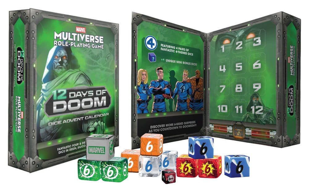 Marvel Multiverse RPG Adventskalender 12 Days of Doom Dice – Bild 2