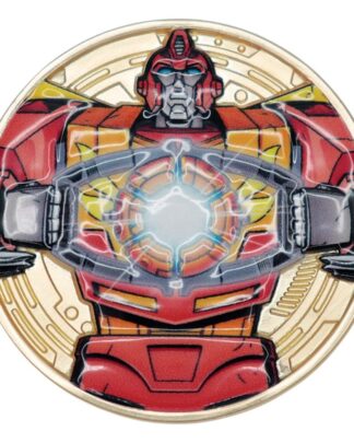 Transformers Sammelmünze The Movie 40th Anniversary Limited Edition 24k Gold Plated