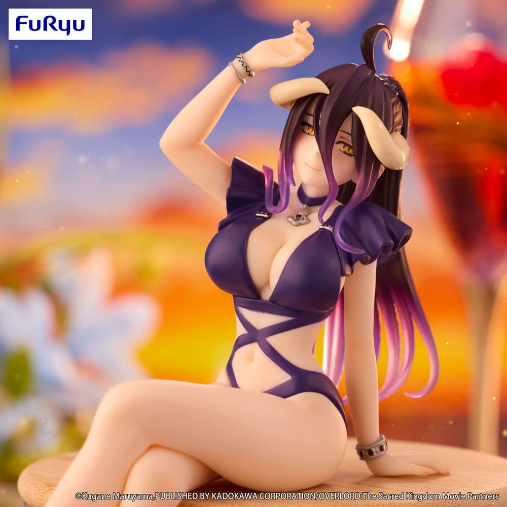 Overlord Noodle Stopper PVC Statue Albedo Swimsuit Dark Purple Color Ver. 16 cm – Bild 2