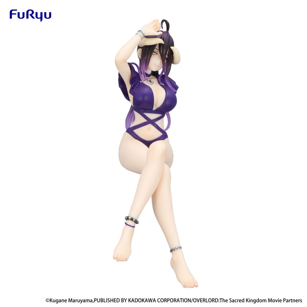 Overlord Noodle Stopper PVC Statue Albedo Swimsuit Dark Purple Color Ver. 16 cm – Bild 3