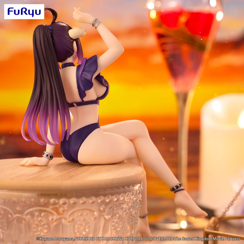 Overlord Noodle Stopper PVC Statue Albedo Swimsuit Dark Purple Color Ver. 16 cm – Bild 7