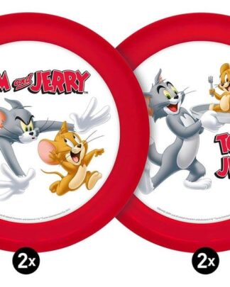 Tom & Jerry Teller 4er-Pack 21 cm