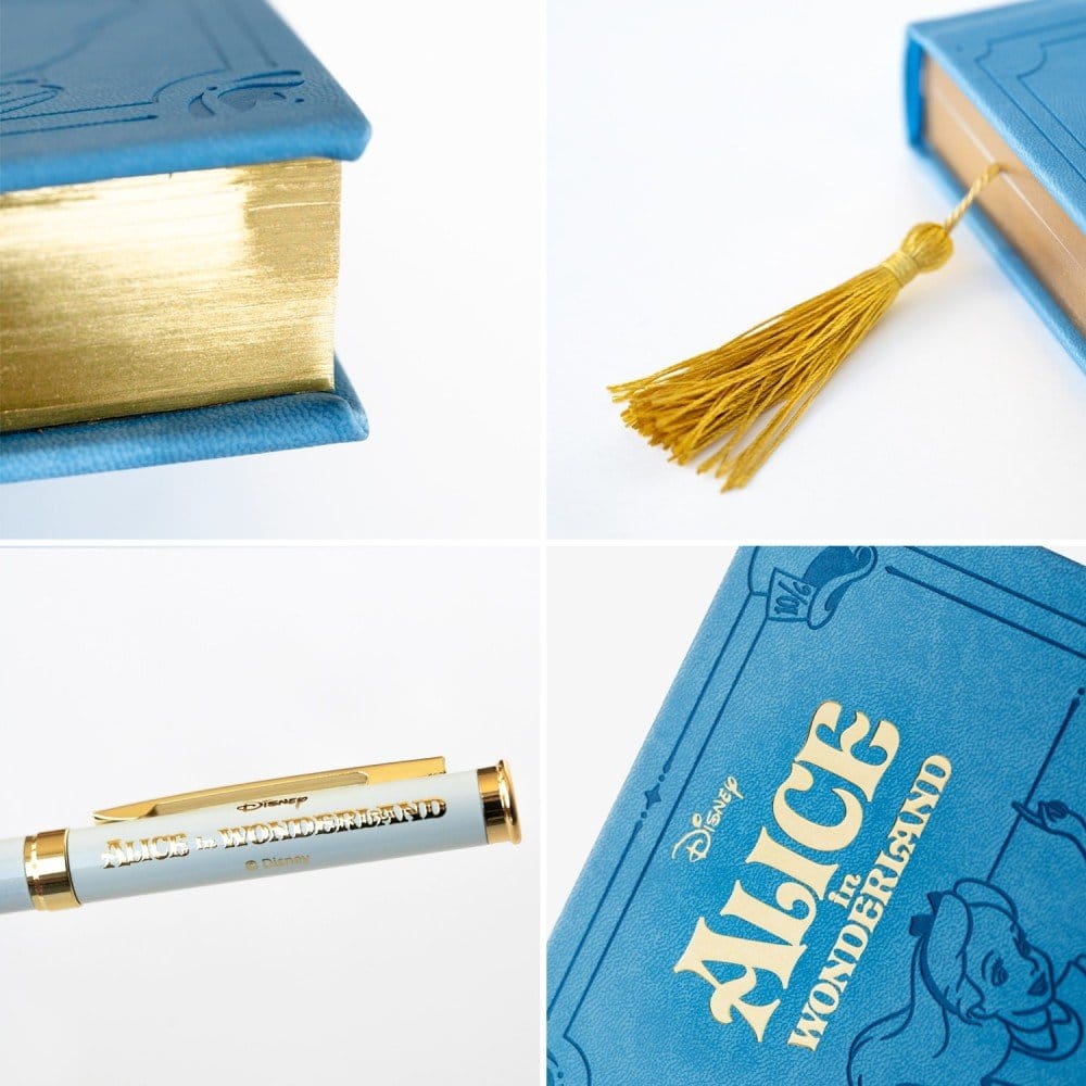Alice im Wunderland Premium Notizbuch mit Stift Set A5 – Bild 2