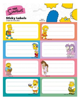 Die Simpsons Selbstklebende Etiketten (10)