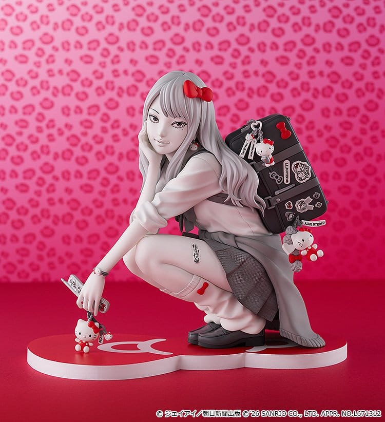 Junji Ito PVC Figur Gyaru Tomie x Hello Kitty 14 cm – Bild 3