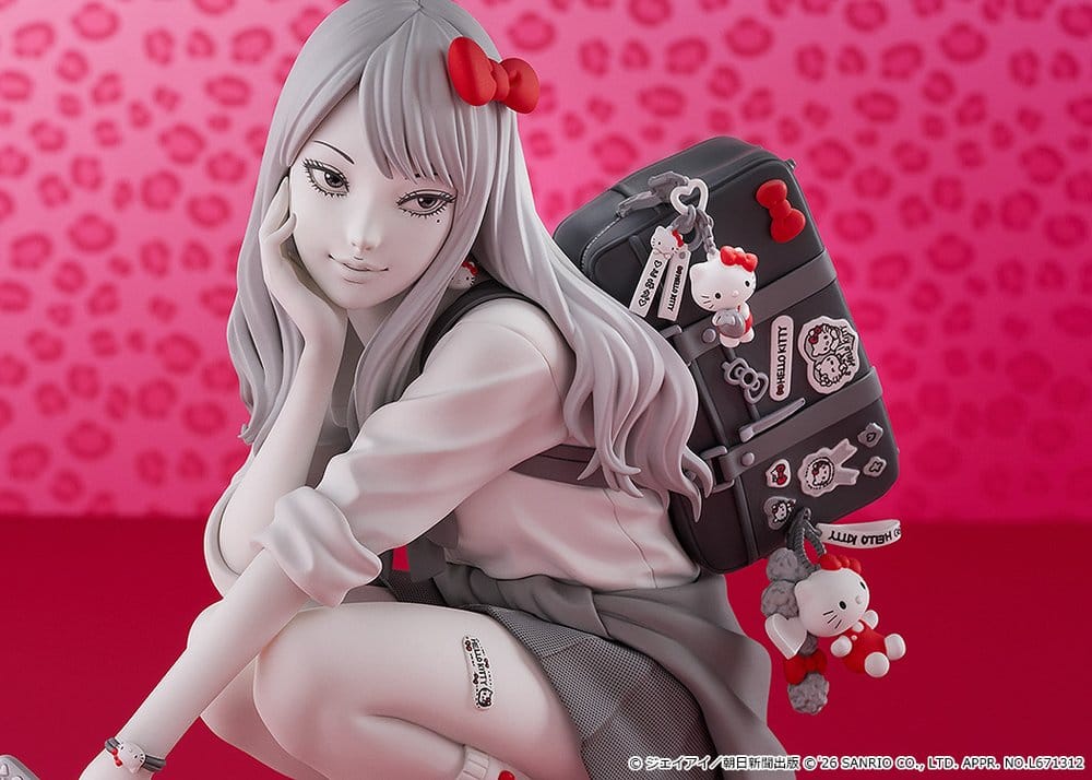 Junji Ito PVC Figur Gyaru Tomie x Hello Kitty 14 cm – Bild 4