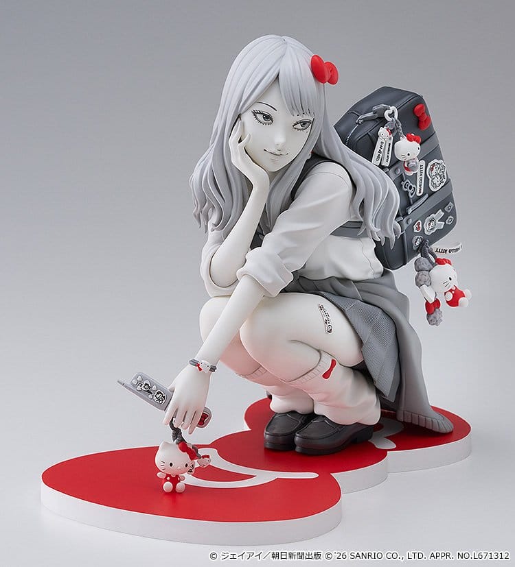 Junji Ito PVC Figur Gyaru Tomie x Hello Kitty 14 cm – Bild 8