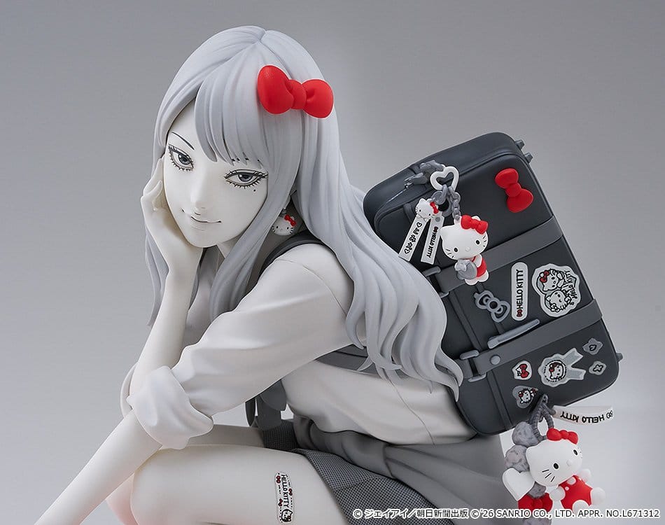 Junji Ito PVC Figur Gyaru Tomie x Hello Kitty 14 cm – Bild 9