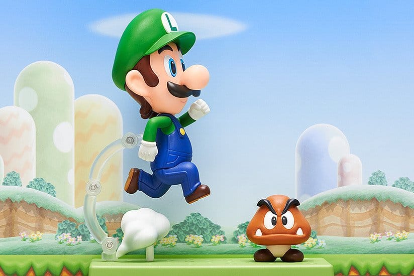 Super Mario Nendoroid Actionfigur Luigi 10cm – Bild 4