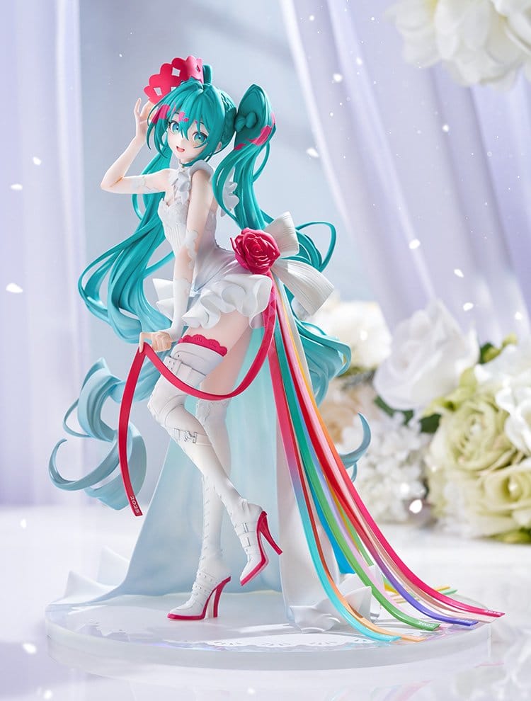 Hatsune Miku GT Project G.S. Collection PVC Figur 1/7 Racing Miku 15th "Rhapsody" 2010-2025 27 cm – Bild 2