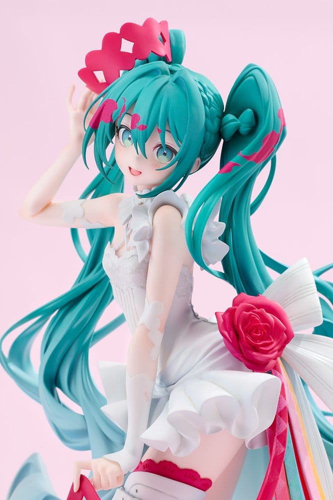 Hatsune Miku GT Project G.S. Collection PVC Figur 1/7 Racing Miku 15th "Rhapsody" 2010-2025 27 cm – Bild 6