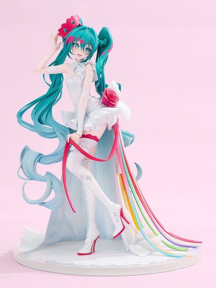 Hatsune Miku GT Project G.S. Collection PVC Figur 1/7 Racing Miku 15th "Rhapsody" 2010-2025 27 cm – Bild 8