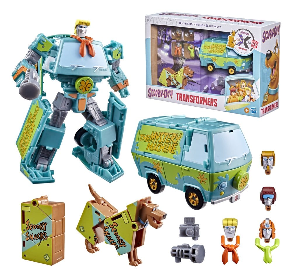 Transformers x Scooby-Doo Actionfiguren 2er-Pack Mysterious Prime & Automutt 15 cm – Bild 3